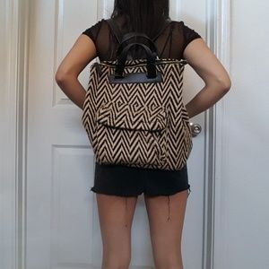 Zara Weaved backpack